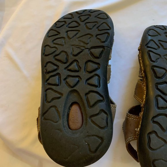 Rugged Terrain Women's Leather Open Toe Outdoor Fisherman Sandals Brown Size 9 - Picture 7 of 10